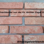 Ziegelverblender - Oben-Unten