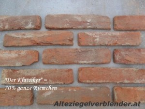 Ziegelstein-Blendziegel-ganzen