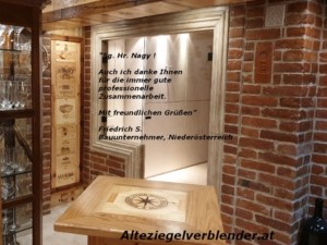 Rustikal Weinkeller-Riemchen-Verblendung