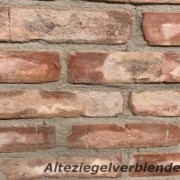 Ziegelverblender Ausfugen mit Klinkermörtel